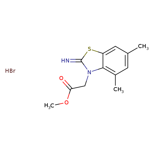Methyl 2-(2-imino-4,6-dimethylbenzo[d]thiazol-3(2H)-yl)acetate hydrobromide