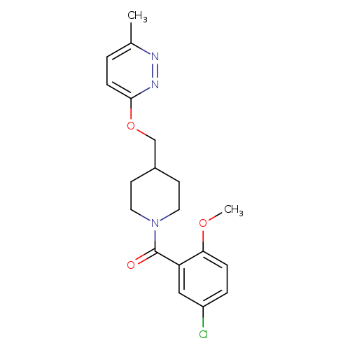 3-{[1-(5-chloro-2-methoxybenzoyl)piperidin-4-yl]methoxy}-6-methylpyridazine
