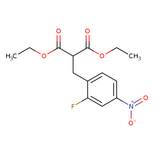 Propanedioic acid, (2-fluoro-4-nitrophenyl)methyl-, diethyl ester