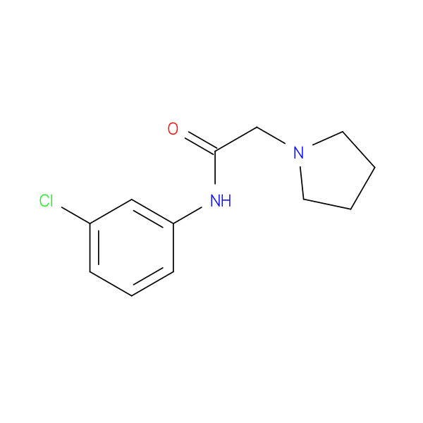 N-(3-chlorophenyl)-2-(pyrrolidin-1-yl)acetamide