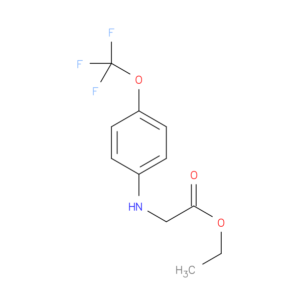 ETHYL 2-[4-(TRIFLUOROMETHOXY)ANILINO]ACETATE
