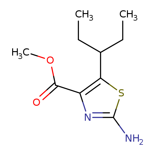Methyl 2-amino-5-(1-ethylpropyl)-1,3-thiazole-4-carboxylate
