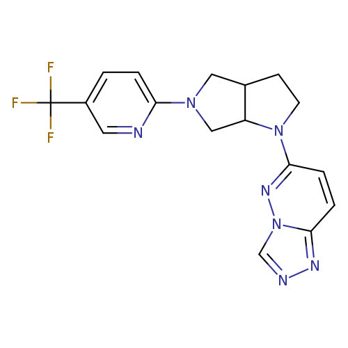 2-(1-{[1,2,4]triazolo[4,3-b]pyridazin-6-yl}-octahydropyrrolo[2,3-c]pyrrol-5-yl)-5-(trifluoromethyl)pyridine
