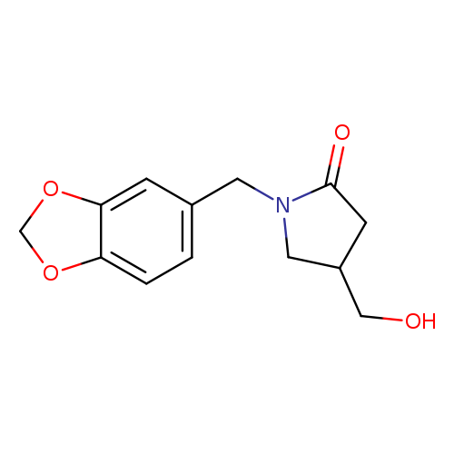 1-[(2H-1,3-benzodioxol-5-yl)methyl]-4-(hydroxymethyl)pyrrolidin-2-one