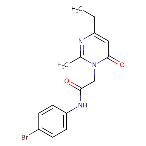 N-(4-bromophenyl)-2-(4-ethyl-2-methyl-6-oxo-1,6-dihydropyrimidin-1-yl)acetamide