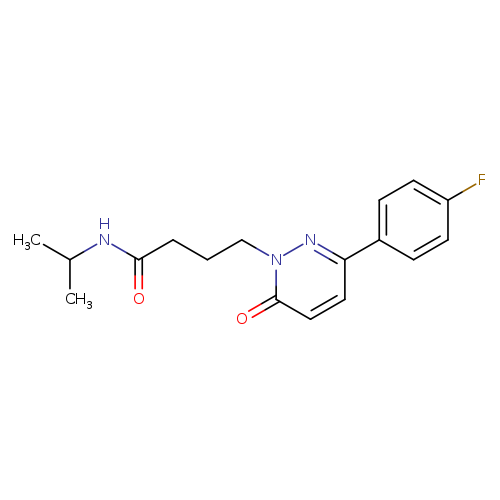 4-[3-(4-fluorophenyl)-6-oxo-1,6-dihydropyridazin-1-yl]-N-(propan-2-yl)butanamide
