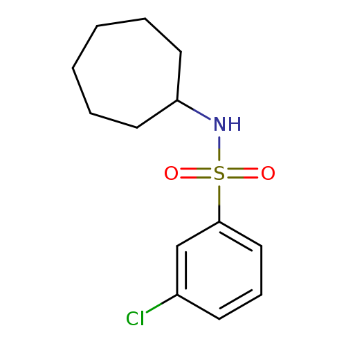 3-chloro-N-cycloheptylbenzene-1-sulfonamide