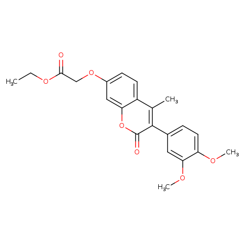 ethyl 2-{[3-(3,4-dimethoxyphenyl)-4-methyl-2-oxo-2H-chromen-7-yl]oxy}acetate