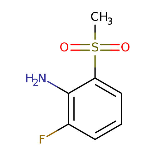 Benzenamine, 2-fluoro-6-(methylsulfonyl)-