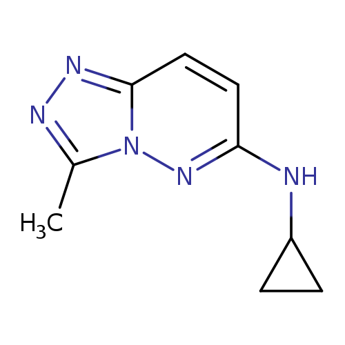 N-cyclopropyl-3-methyl-[1,2,4]triazolo[4,3-b]pyridazin-6-amine