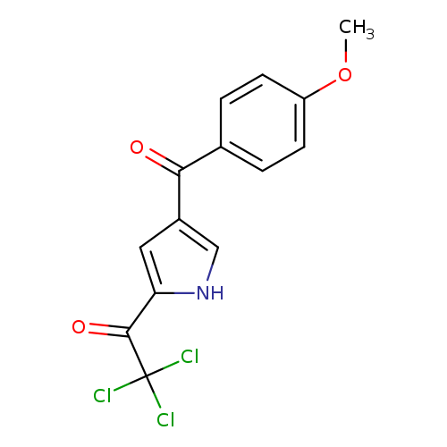 2,2,2-trichloro-1-[4-(4-methoxybenzoyl)-1H-pyrrol-2-yl]ethan-1-one