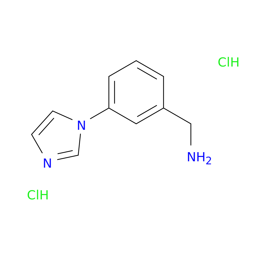 [3-(1H-imidazol-1-yl)phenyl]methanamine dihydrochloride