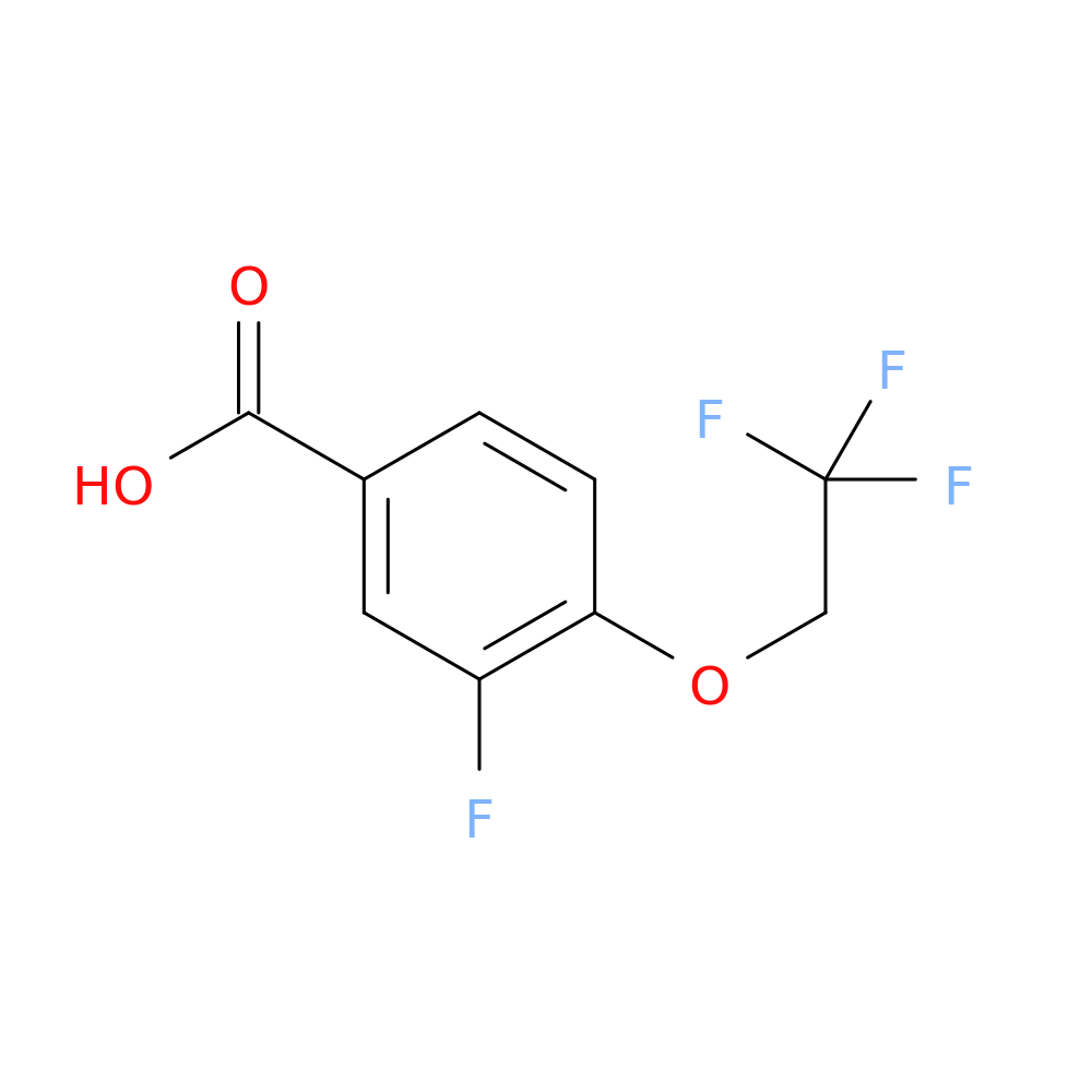 3-Fluoro-4-(2,2,2-trifluoroethoxy)benzoic acid