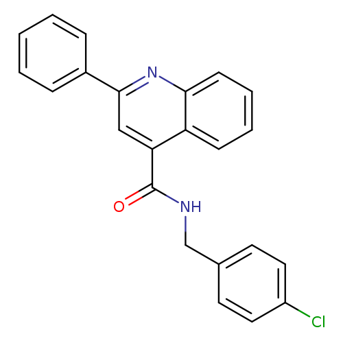 N-(4-chlorobenzyl)-2-phenyl-4-quinolinecarboxamide