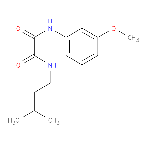 N'-(3-methoxyphenyl)-N-(3-methylbutyl)ethanediamide