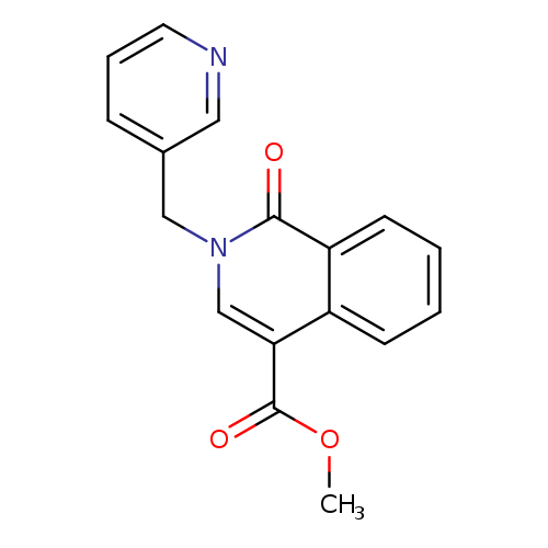 methyl 1-oxo-2-[(pyridin-3-yl)methyl]-1,2-dihydroisoquinoline-4-carboxylate