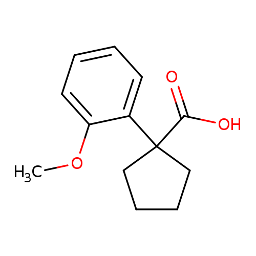 1-(2-methoxyphenyl)cyclopentane-1-carboxylic acid