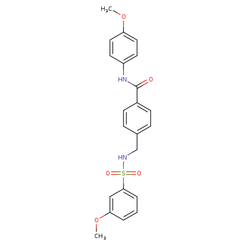 4-[(3-methoxybenzenesulfonamido)methyl]-N-(4-methoxyphenyl)benzamide