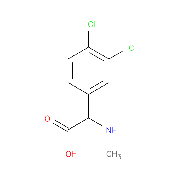 2-(3,4-dichlorophenyl)-2-(methylamino)acetic acid