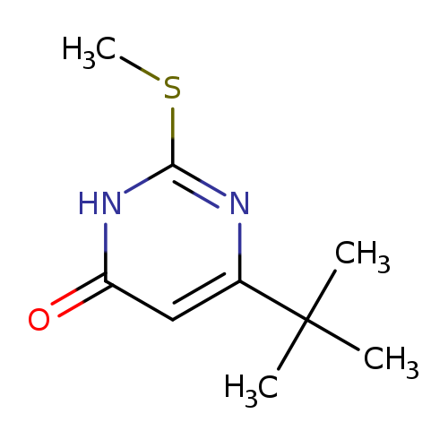 6-tert-butyl-2-(methylthio)pyrimidin-4(3H)-one