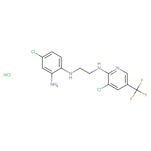 4-Chloro-1-n-(2-([3-chloro-5-(trifluoromethyl)pyridin-2-yl]amino)ethyl)benzene-1,2-diamine hydrochloride