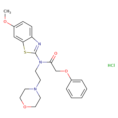 N-(6-methoxy-1,3-benzothiazol-2-yl)-N-[2-(morpholin-4-yl)ethyl]-2-phenoxyacetamide hydrochloride
