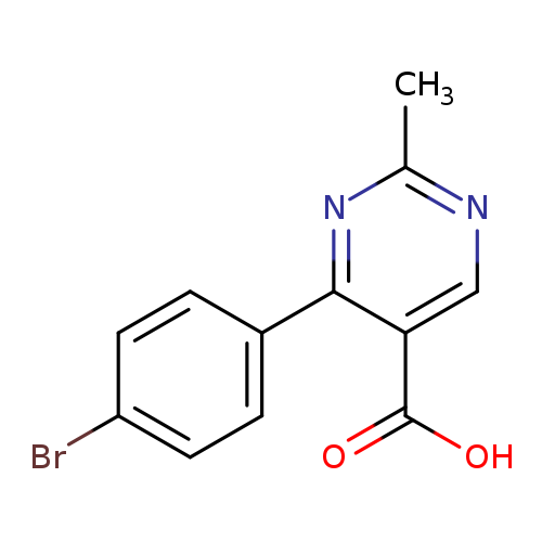 4-(4-Bromophenyl)-2-methylpyrimidine-5-carboxylic acid