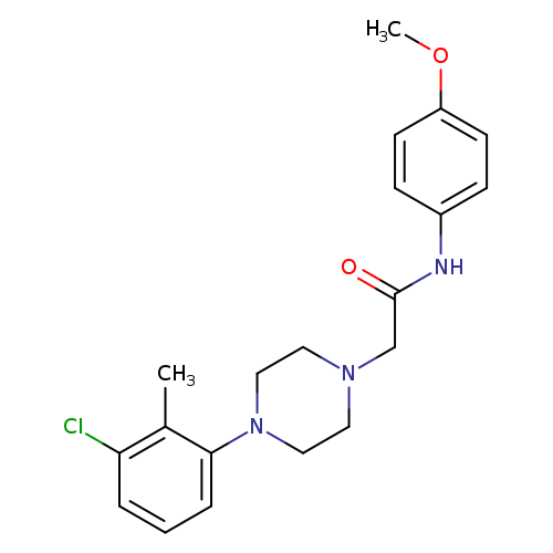 2-[4-(3-chloro-2-methylphenyl)piperazin-1-yl]-N-(4-methoxyphenyl)acetamide
