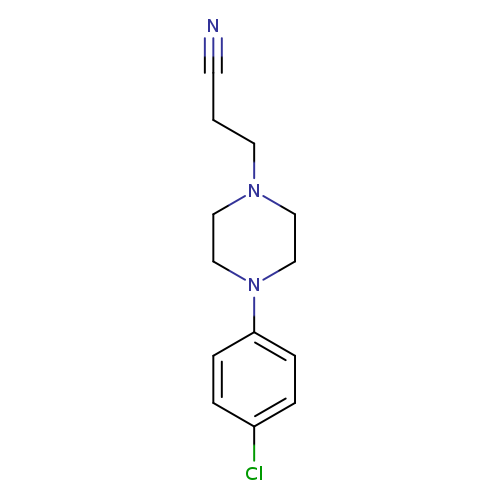 3-[4-(4-Chlorophenyl)piperazin-1-yl]propanenitrile