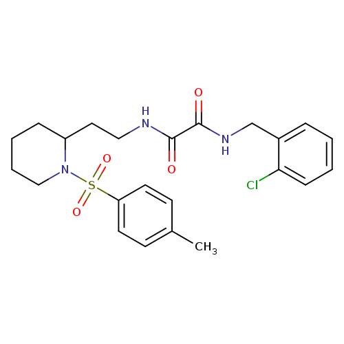 N'-[(2-chlorophenyl)methyl]-N-{2-[1-(4-methylbenzenesulfonyl)piperidin-2-yl]ethyl}ethanediamide