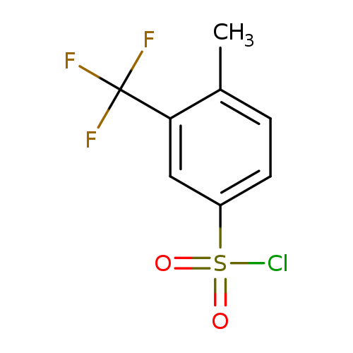 4-Methyl-3-(trifluoromethyl)benzene-1-sulfonyl chloride