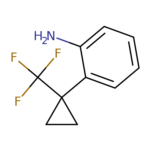 2-[1-(trifluoromethyl)cyclopropyl]aniline