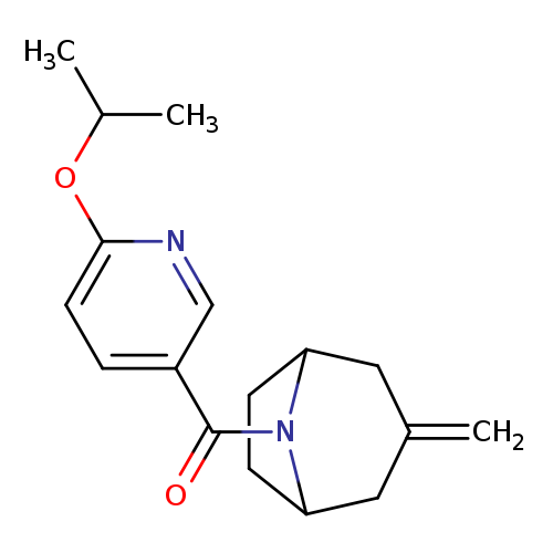 3-methylidene-8-[6-(propan-2-yloxy)pyridine-3-carbonyl]-8-azabicyclo[3.2.1]octane
