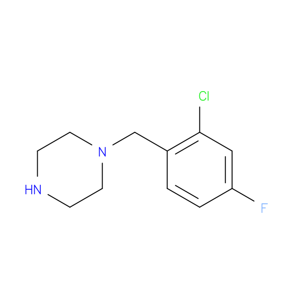 1-(2-Chloro-4-fluorobenzyl)piperazine