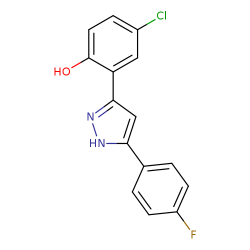 4-chloro-2-[5-(4-fluorophenyl)-1H-pyrazol-3-yl]phenol