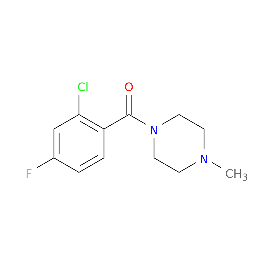 1-(2-chloro-4-fluorobenzoyl)-4-methylpiperazine