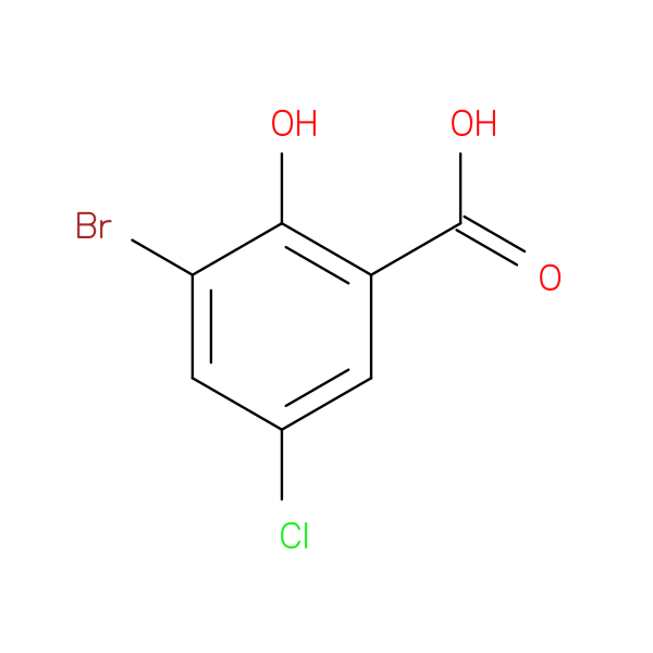 3-Bromo-5-chloro-2-hydroxybenzoic acid