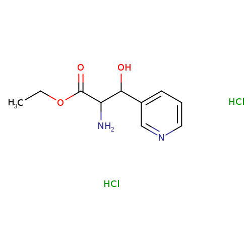 ethyl 2-amino-3-hydroxy-3-(pyridin-3-yl)propanoate dihydrochloride