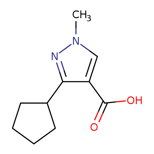 3-cyclopentyl-1-methyl-1h-pyrazole-4-carboxylic acid