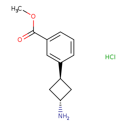 methyl 3-[(1r,3r)-3-aminocyclobutyl]benzoate hydrochloride, trans