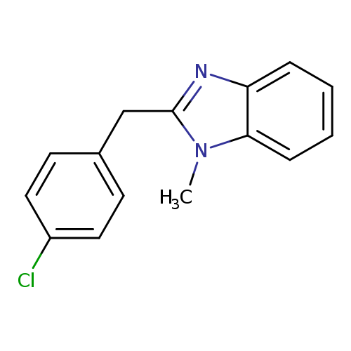 2-[(4-chlorophenyl)methyl]-1-methyl-1H-1,3-benzodiazole