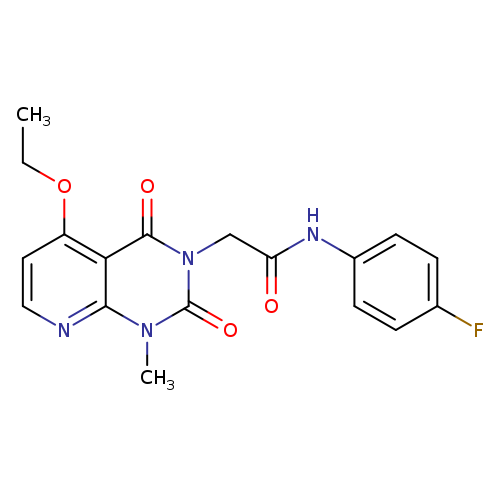 2-{5-ethoxy-1-methyl-2,4-dioxo-1H,2H,3H,4H-pyrido[2,3-d]pyrimidin-3-yl}-N-(4-fluorophenyl)acetamide