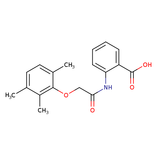 2-{[(2,3,6-trimethylphenoxy)acetyl]amino}benzoic acid