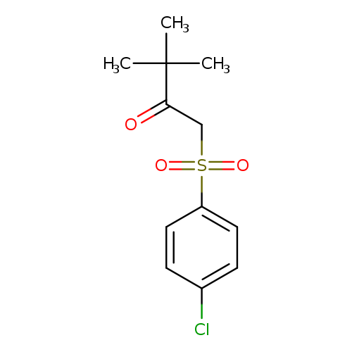 2-Butanone, 1-[(4-chlorophenyl)sulfonyl]-3,3-dimethyl-