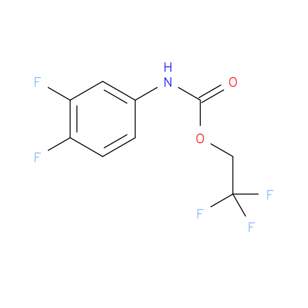 2,2,2-trifluoroethyl N-(3,4-difluorophenyl)carbamate