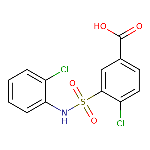 4-Chloro-3-(2-chloro-phenylsulfamoyl)-benzoic acid