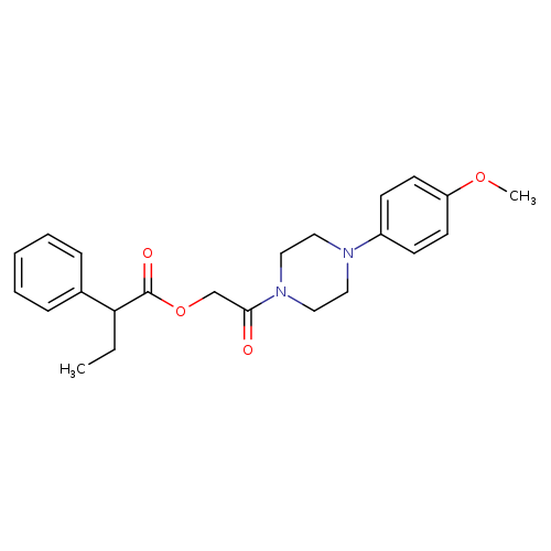 2-[4-(4-methoxyphenyl)piperazin-1-yl]-2-oxoethyl 2-phenylbutanoate