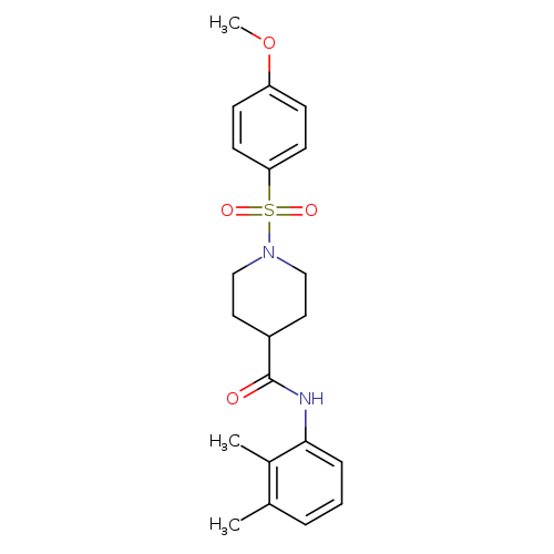 N-(2,3-dimethylphenyl)-1-(4-methoxybenzenesulfonyl)piperidine-4-carboxamide