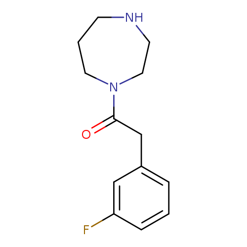 1-(1,4-diazepan-1-yl)-2-(3-fluorophenyl)ethanone