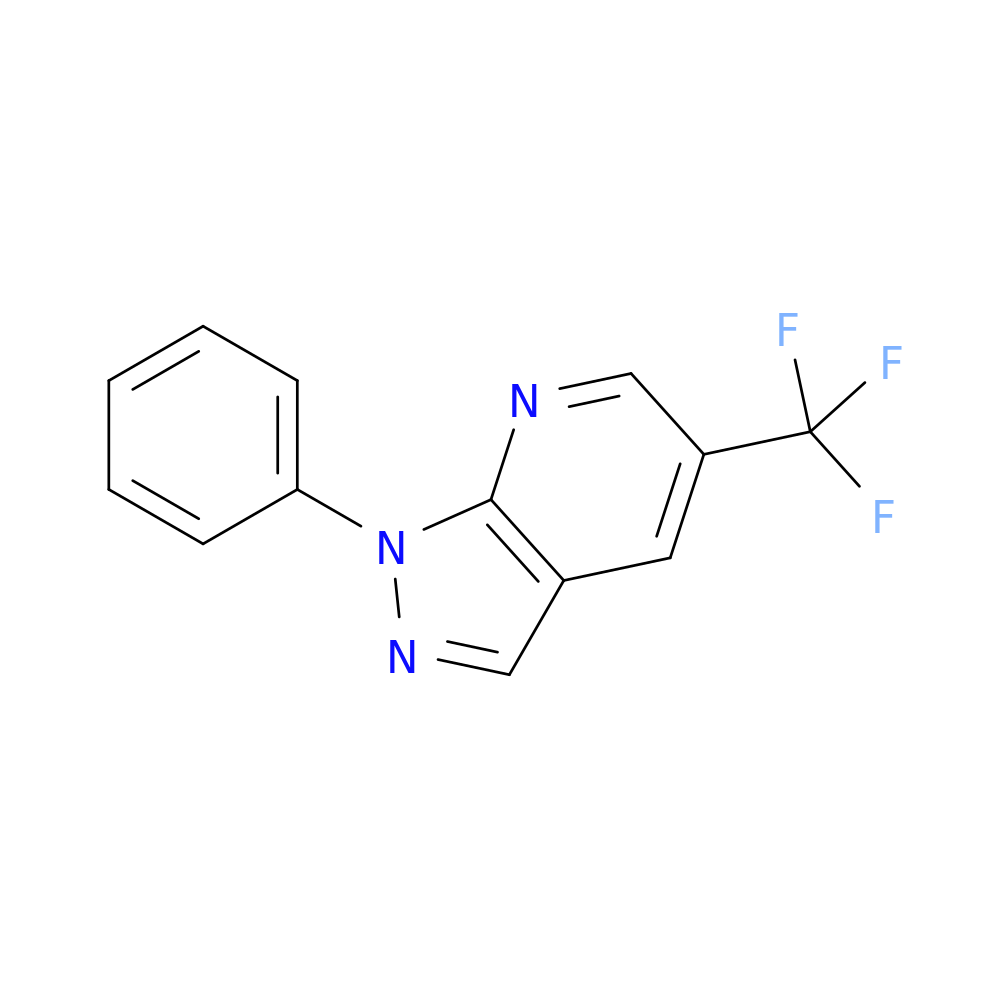 1-phenyl-5-(trifluoromethyl)-1H-pyrazolo[3,4-b]pyridine